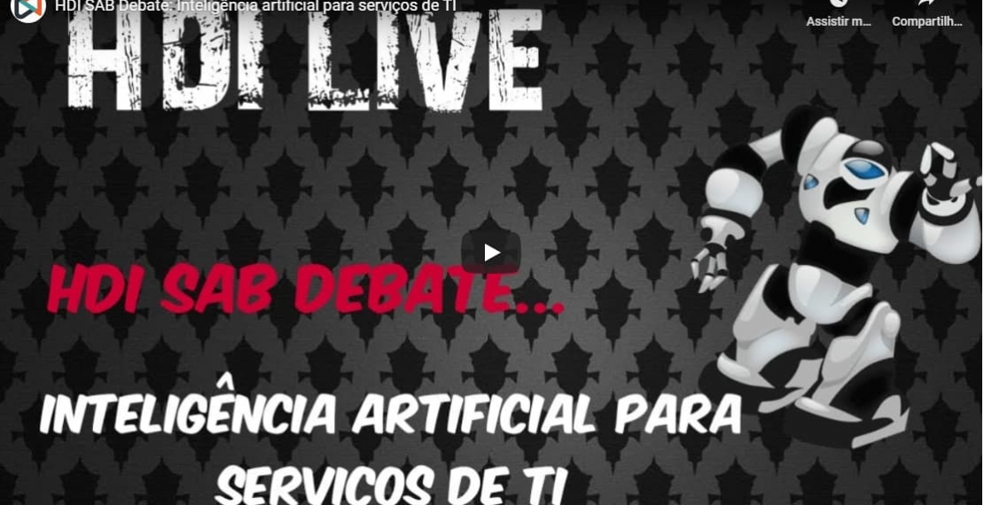 HDI SAB Debate: Inteligência artificial para serviços de TI