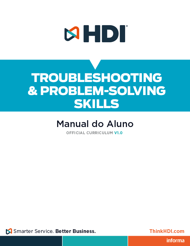 TSPS - TROUBLESHOOTING AND PROBLEM-SOLVING