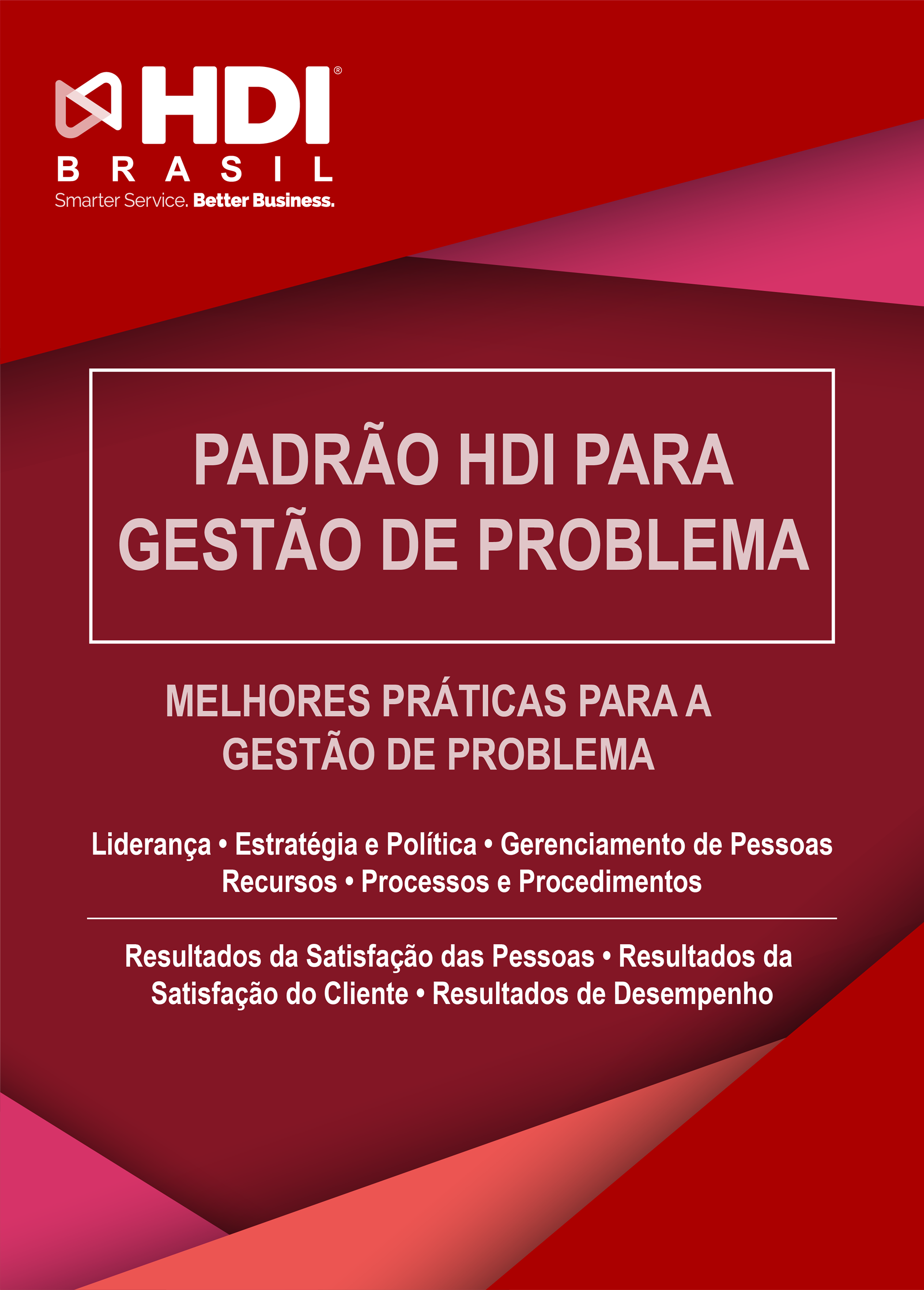 PADRÃO HDI PARA GESTÃO DE PROBLEMAS